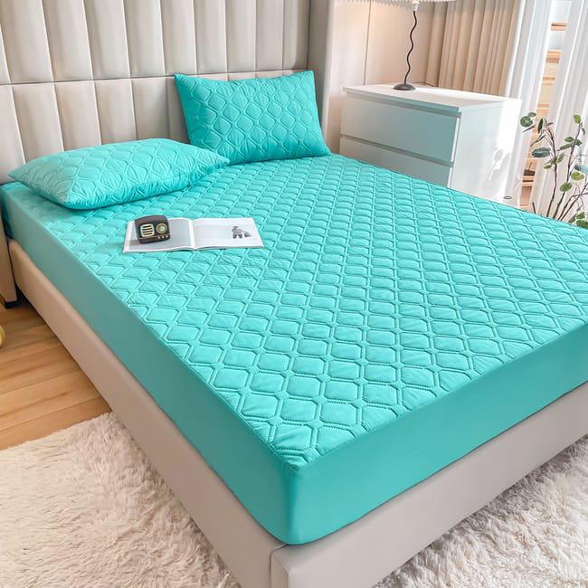 Twin Size 180 X 200 30cm Protège-matelas Imperméable, Housse De Matelas Respirante En Coton Ultra Doux Et Lisse Blanc 92859758
