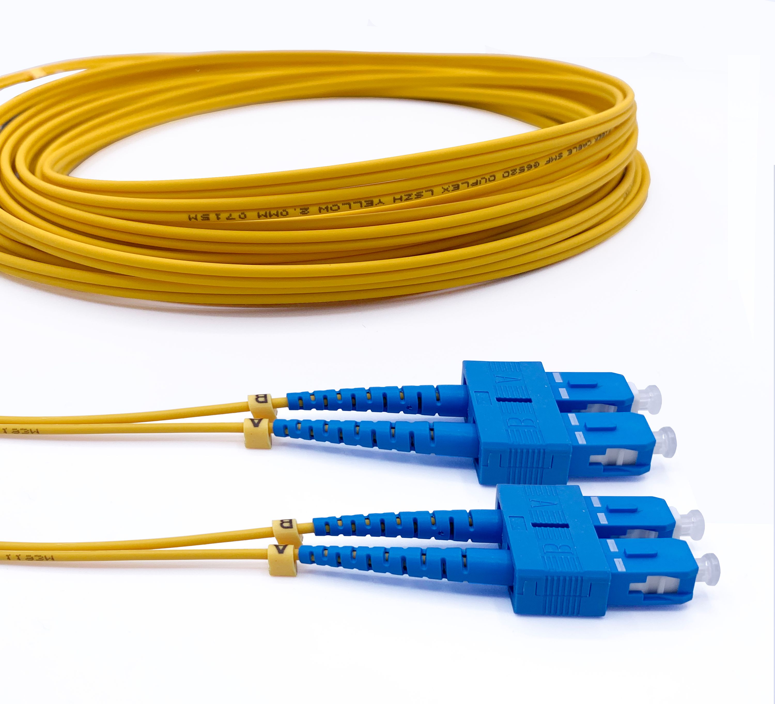 Elfcam® - Cable a Fibre Optique SC/UPC a SC/UPC Duplex Monomode ...
