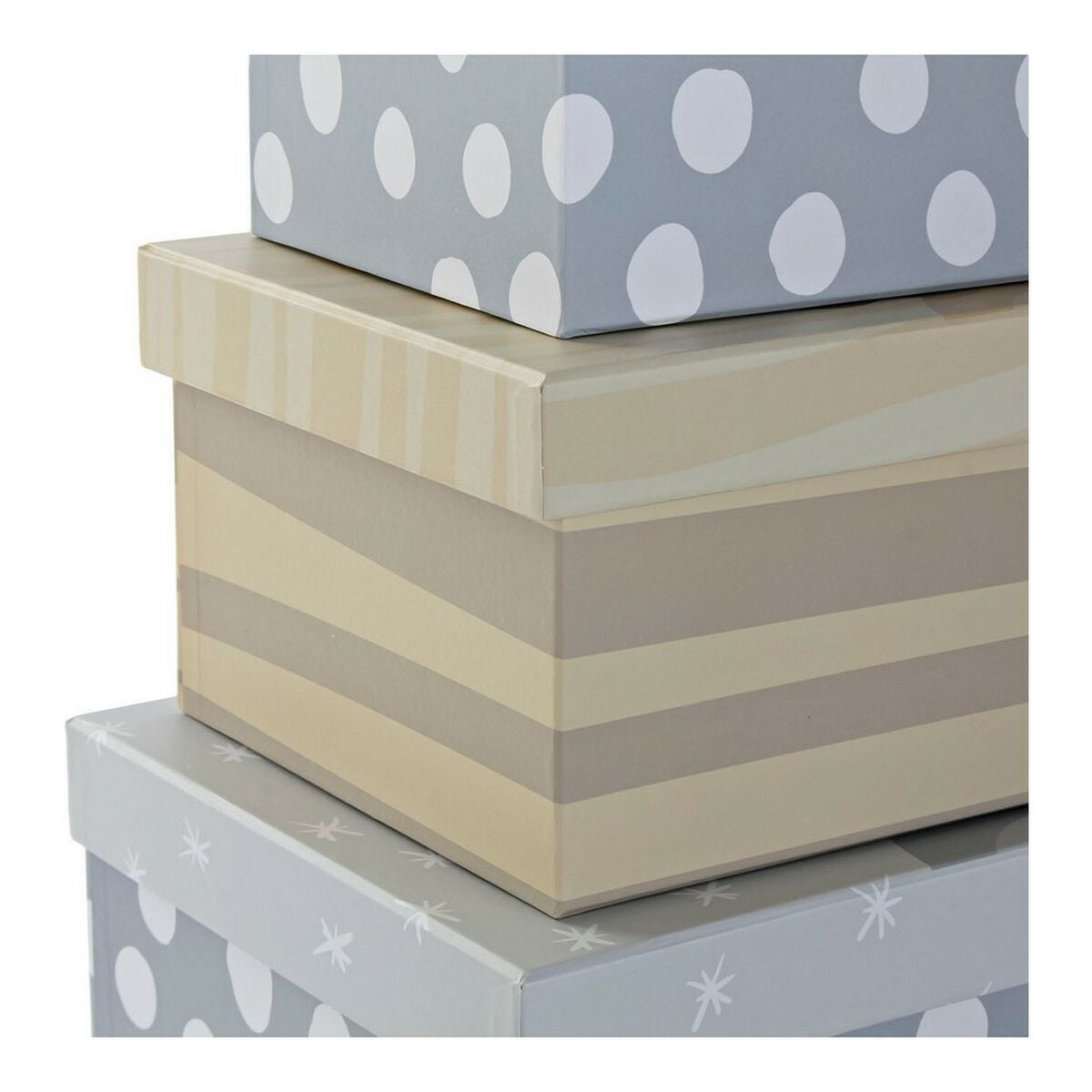 Set di Scatole Decorative DKD Home Decor Cartone (6 pcs) - 4