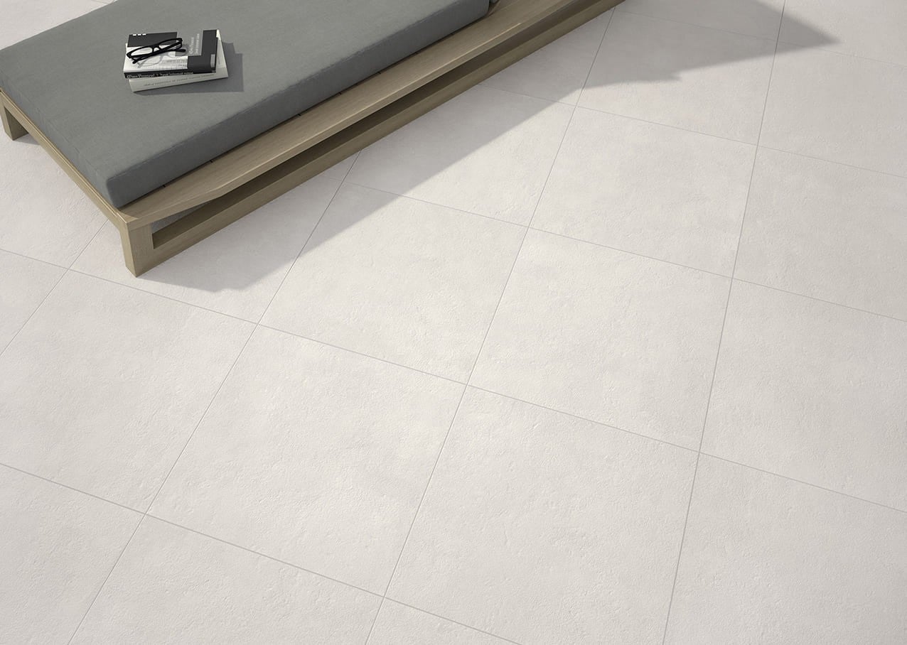 Carrelage Aspect béton Evo gris clair 44x90 cm | Leroy Merlin