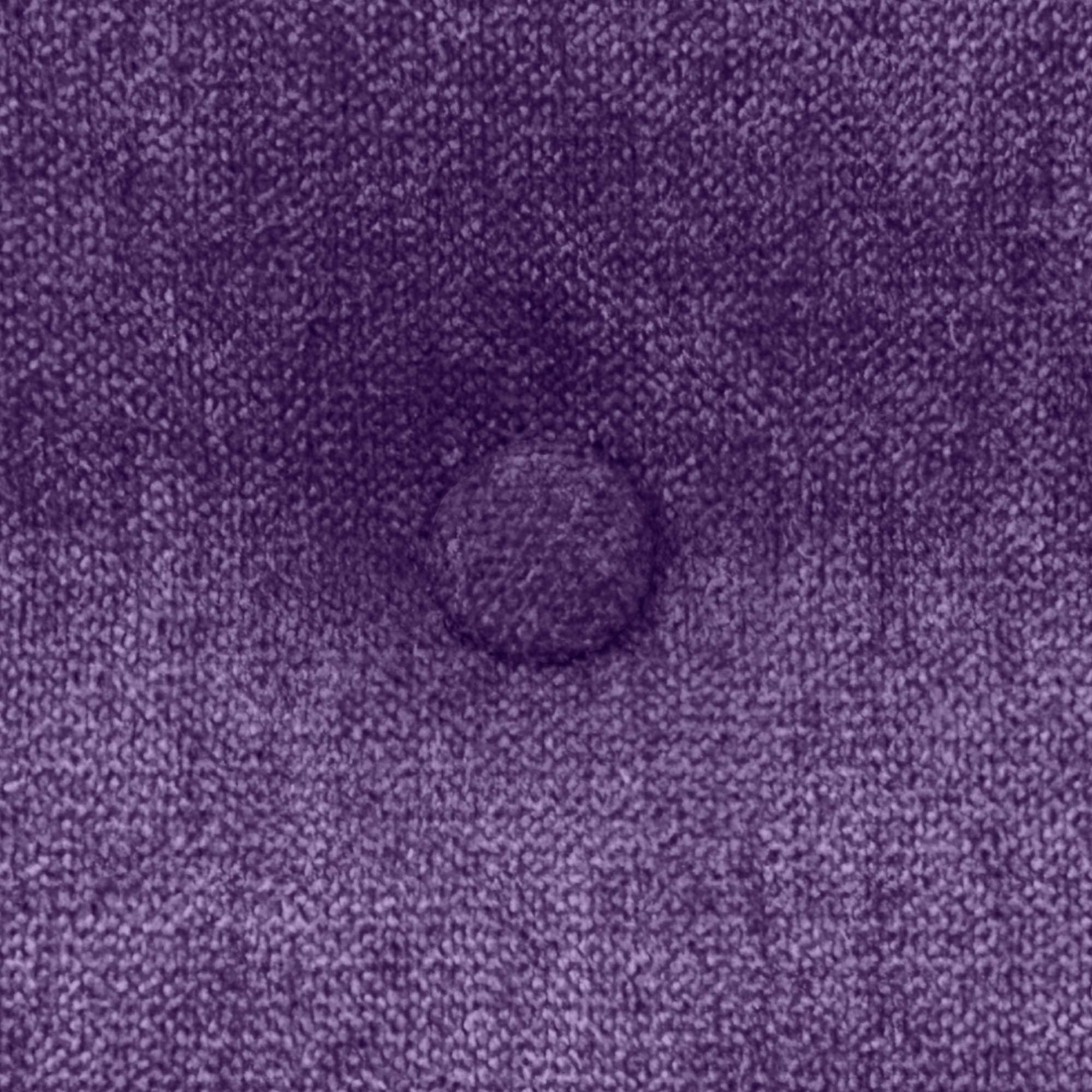 DHOME Cabecero de Tela AQUALINE Pro con 2 hileras de Botones y Patas Cabezal tapizado Cama Lujo (Lila, 135cm) - 5