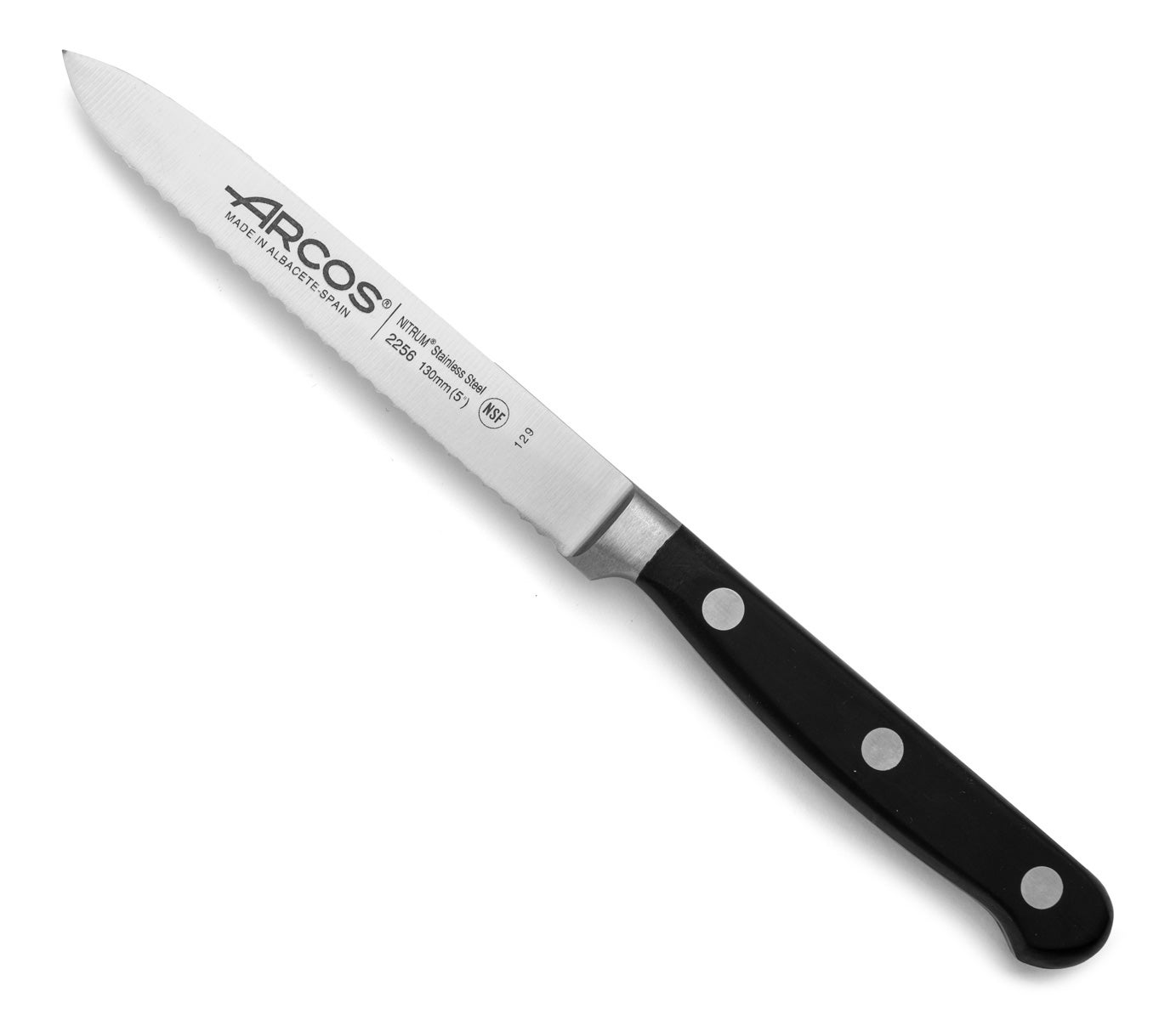 Arcos Negro Cuchillo Tomatero Opera Hoja 130Mm - Imagen 3