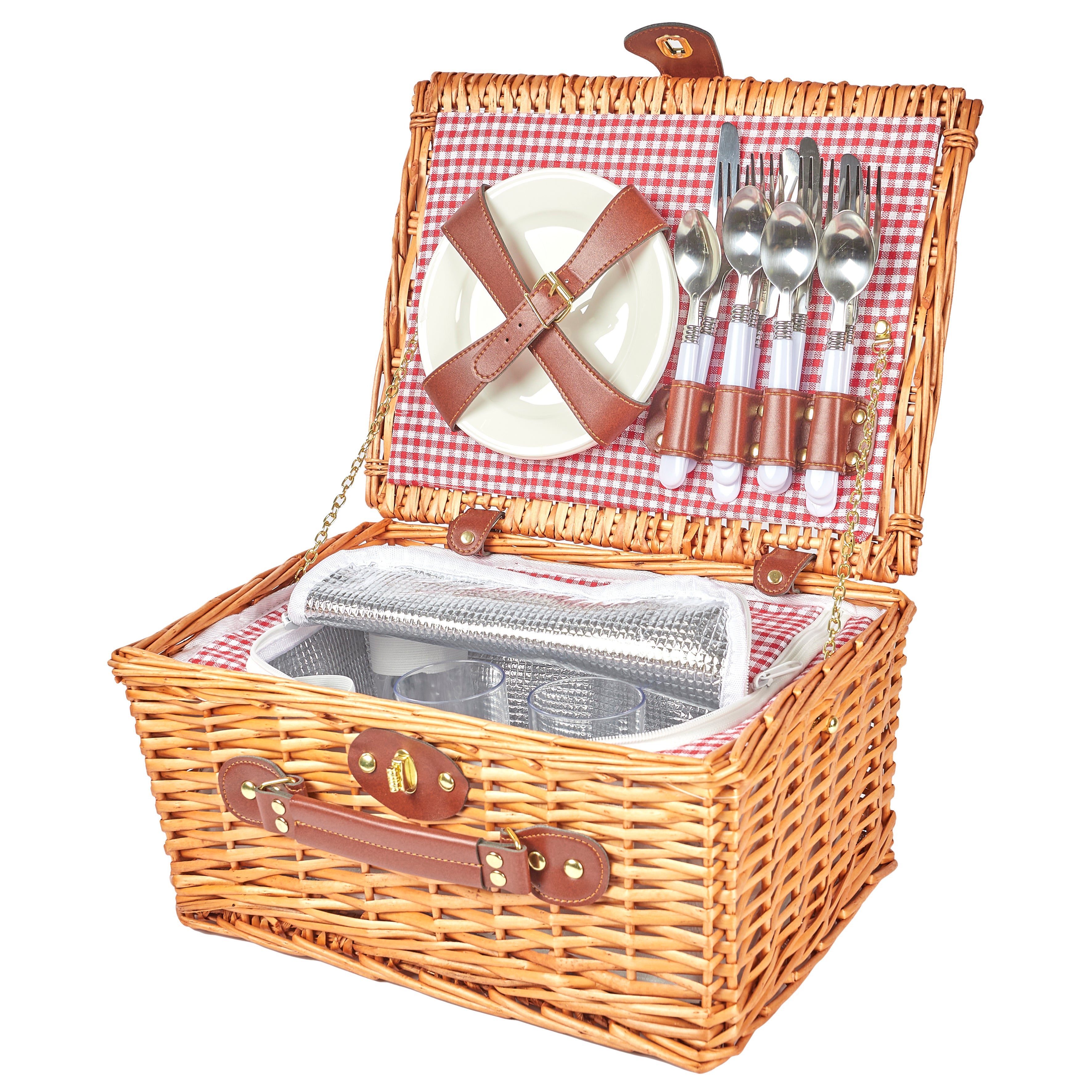 Panier de Pique Nique - COOK CONCEPT - 12L - Marron - 4 Personnes - 3