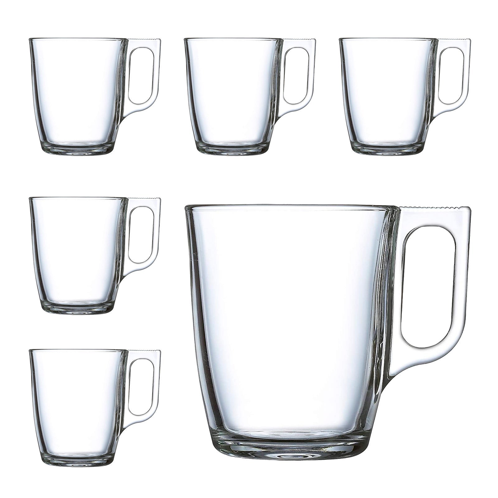Luminarc Nuevo, Juego De 6 Tazas De Desayuno De 25 Cl En Vidrio Templado , Leroy Merlin