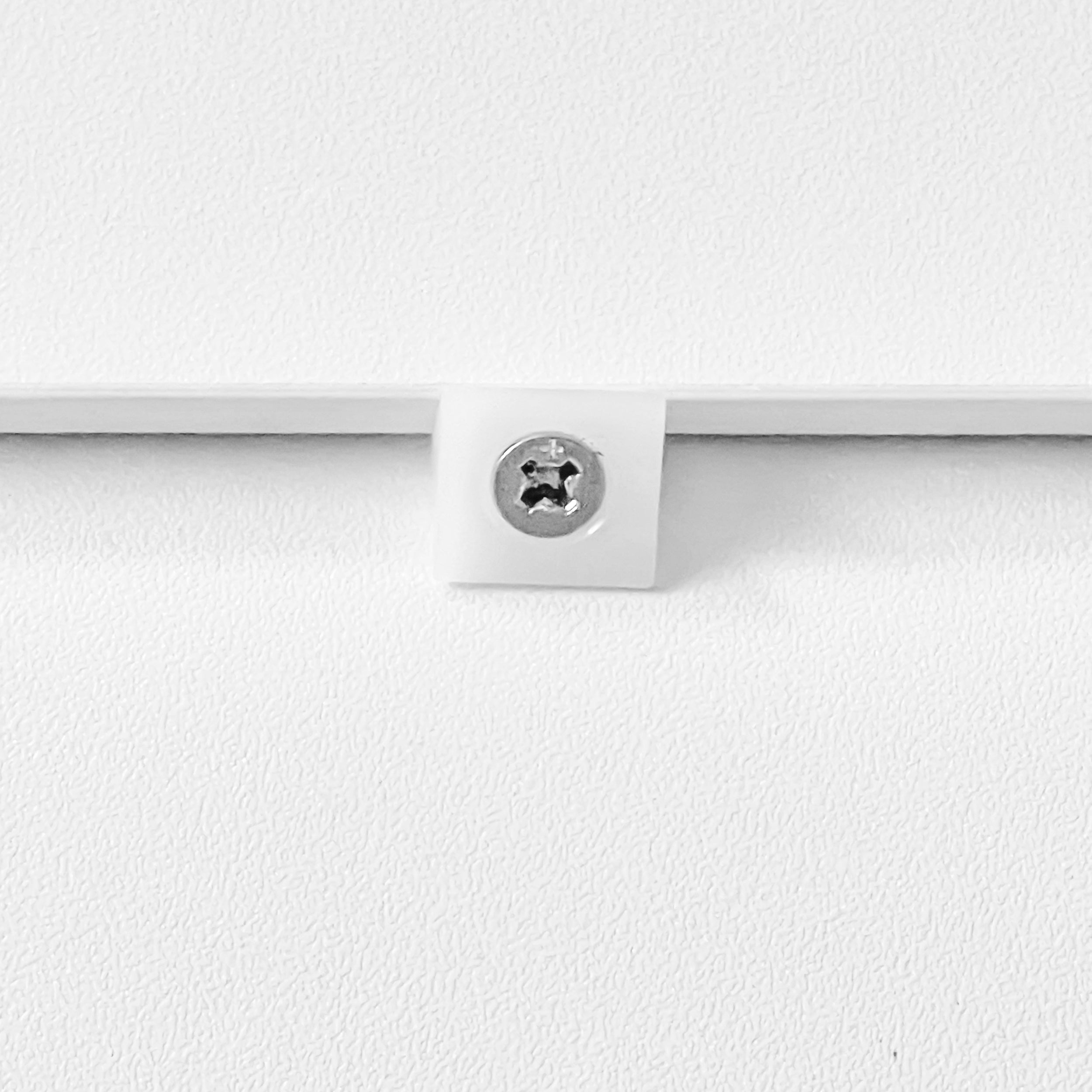 Buffet moderne à 4 portes, buffet avec poignées et pieds en métal, 160x40x80,5 cm, panneaux de particules, blanc - 6