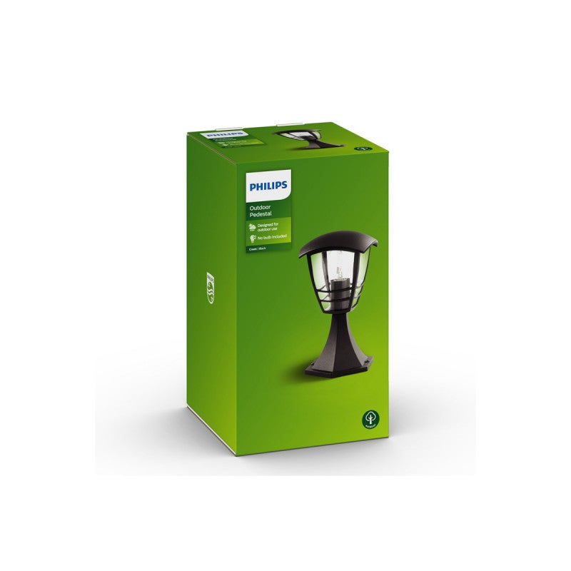 Lampa zewnętrzna Philips Creek czarna aluminium IP44 - 2