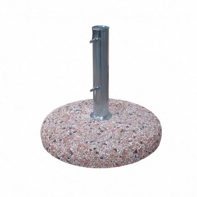 Base in Cemento per Ombrellone Giardino in Acciaio 50 mm Kg 25
