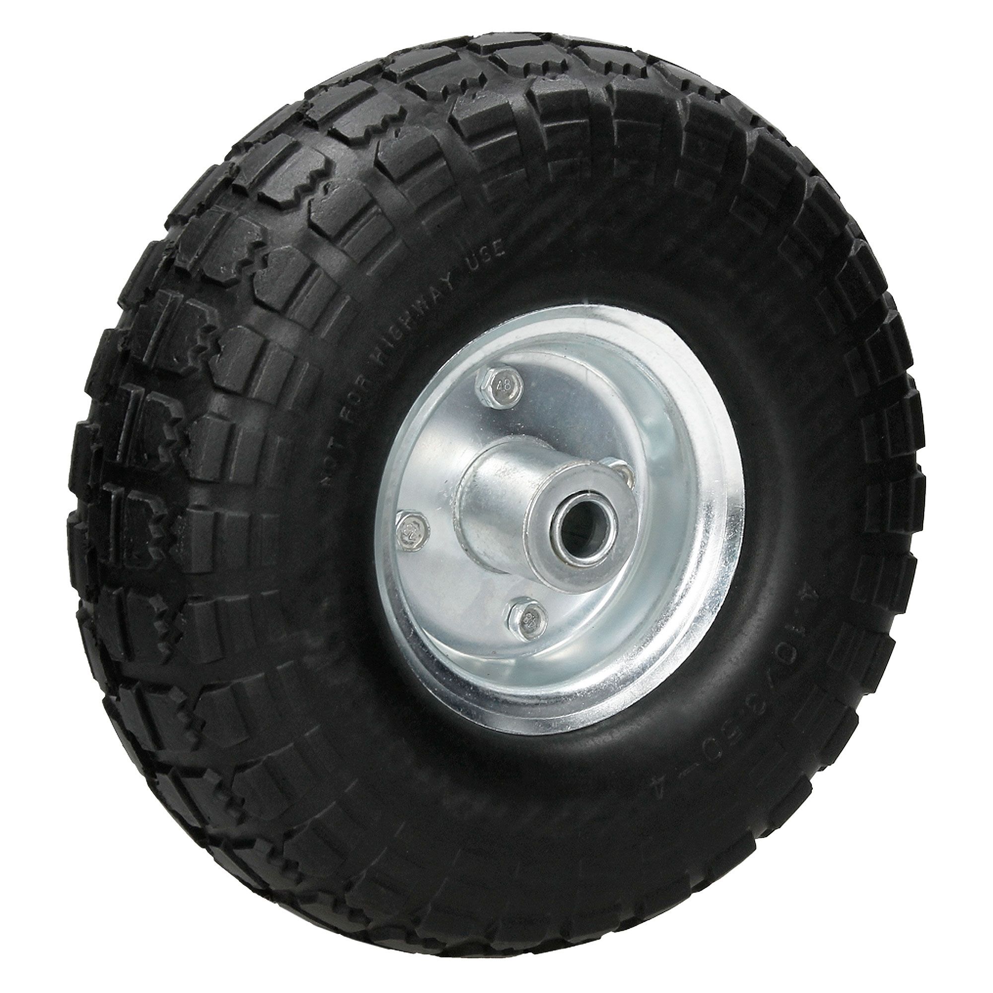 Roue de diable en caoutchouc plein 4.10/3.50-4 PU Roue de brouette ...