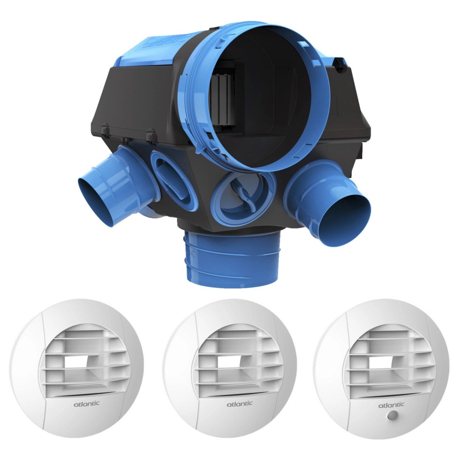 Kit VMC simple flux hygroréglable - Hygrocosy BC 2 - 412320 ATLANTIC - 412320 - 3