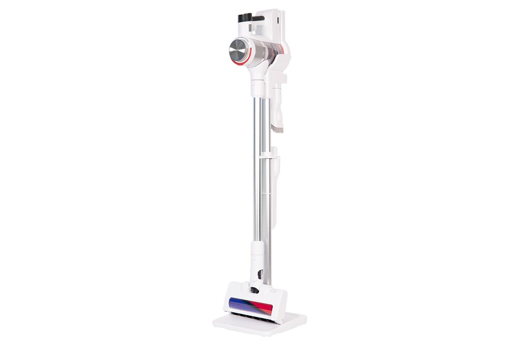Aspirapolvere senza fili V18, aspirapolvere senza fili da 550 W 45 KPA con touch screen, autoportante, ricarica per montaggio a parete  6