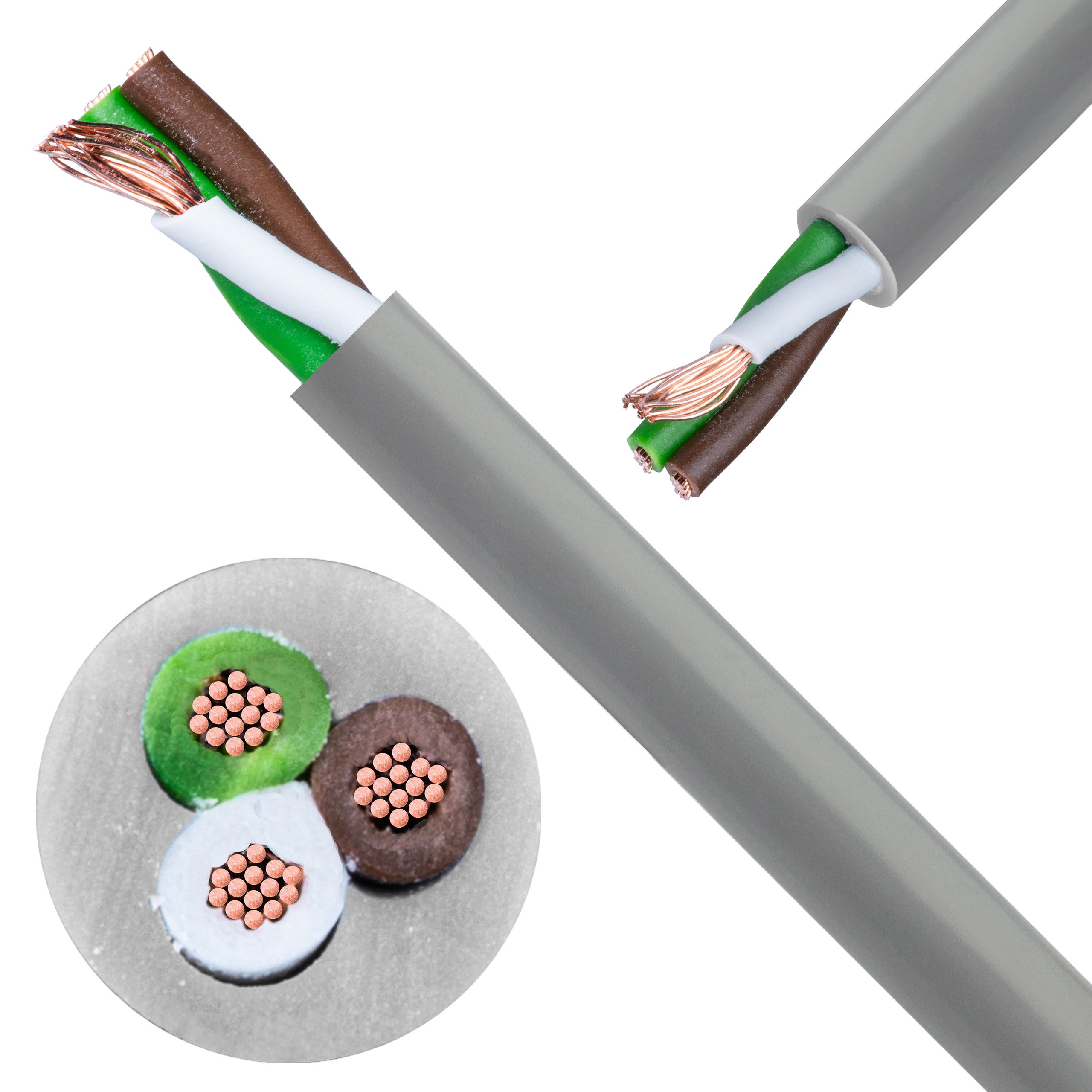 Kabel sterowniczy TECHNOTRONIK LIYY 3x0,14mm2 szary 300/300V olejoodporny linka Technokabel 200m