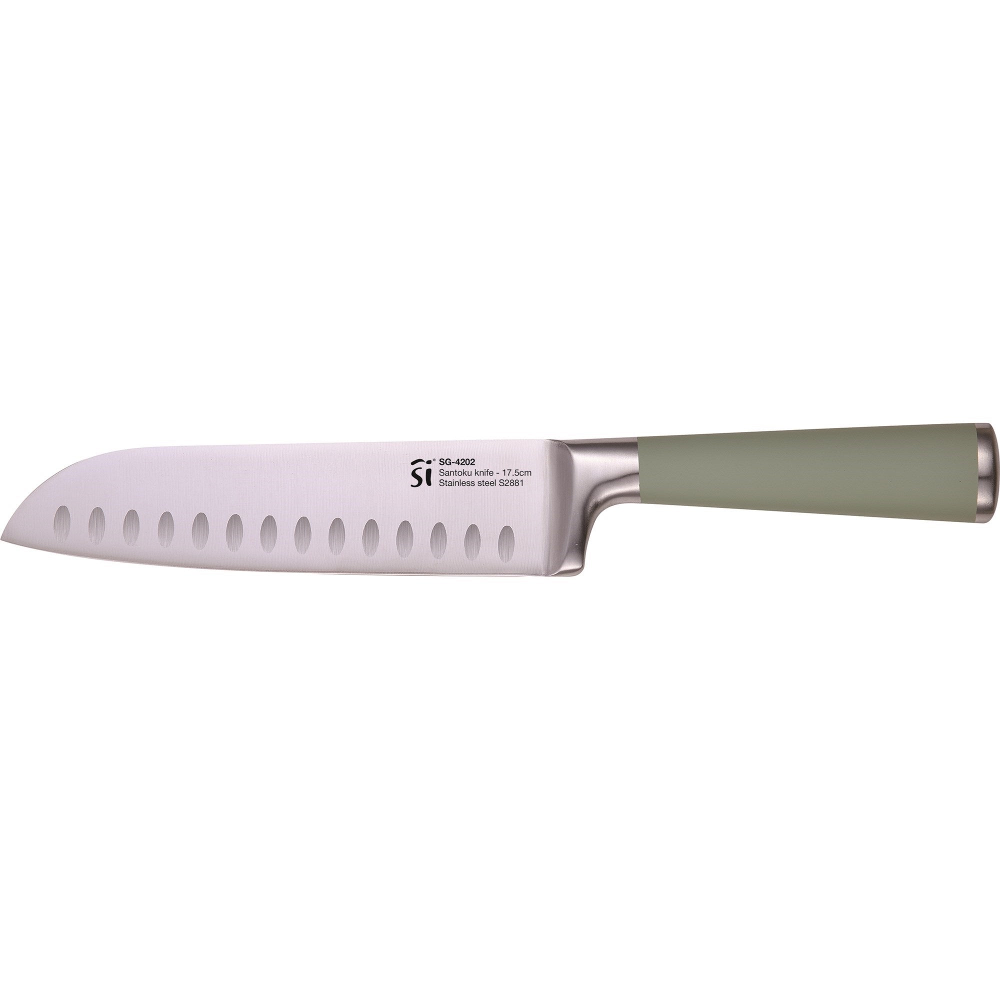 Coffret de 4 couteaux verts en inox - 2