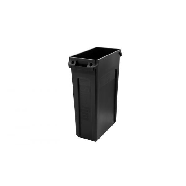 Rubbermaid FG295700BLA Cestino Rettangolare 39 Litri - Nero (Confezione Da 12)