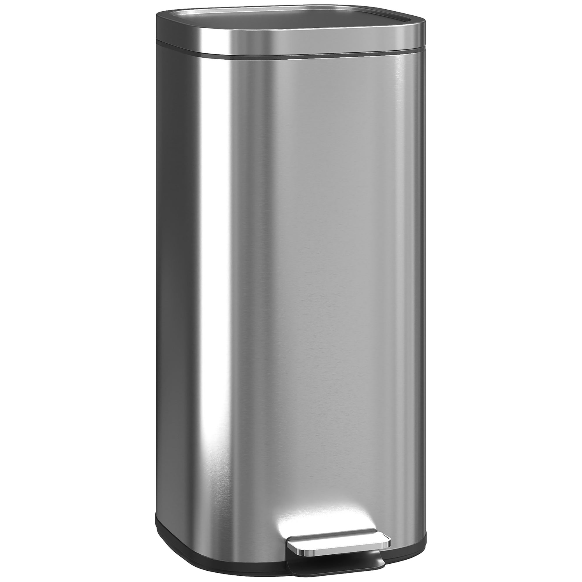 Poubelle à Pédale Sono – Fermeture Douce – 0,8 Gallon – Salle De Bain/bureau