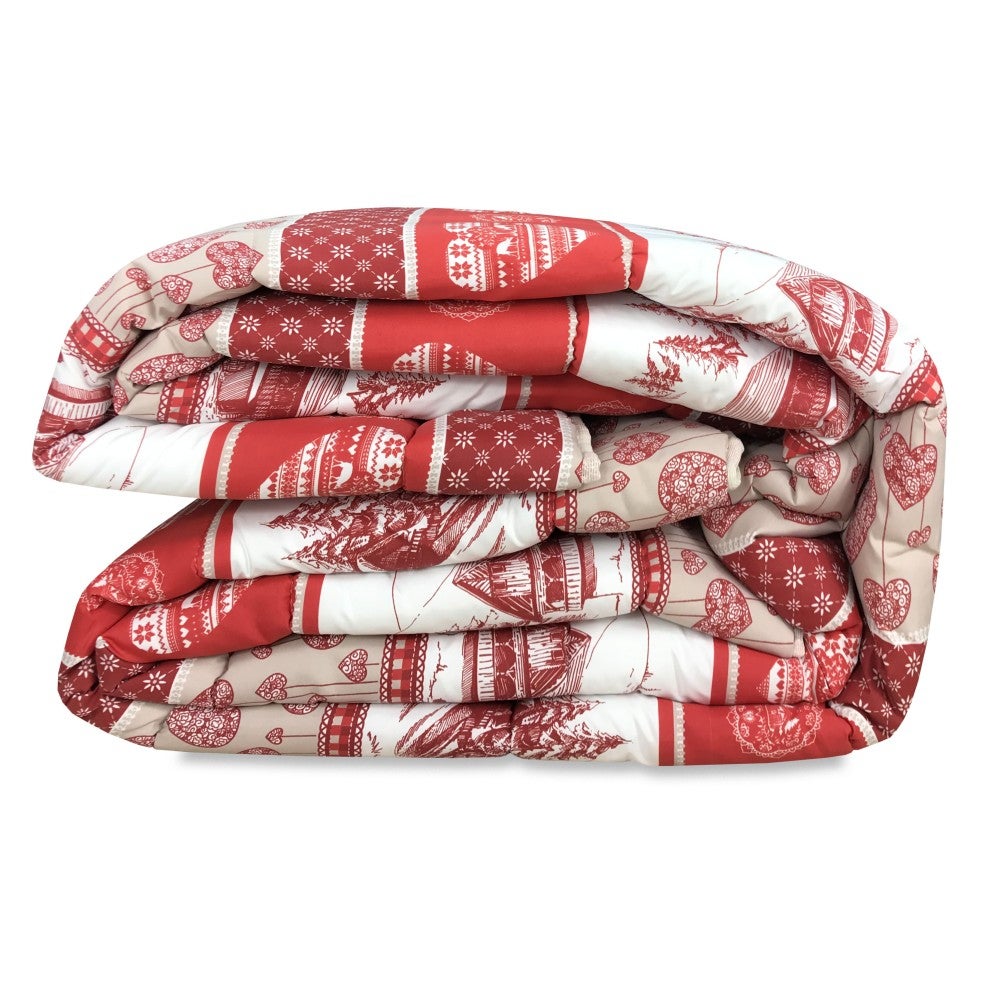 TRAPUNTA FIOCCO © TIROLESE GERMAGNANO rosso PIUMONE made in Italy 1 PIAZZA E MEZZA - 3