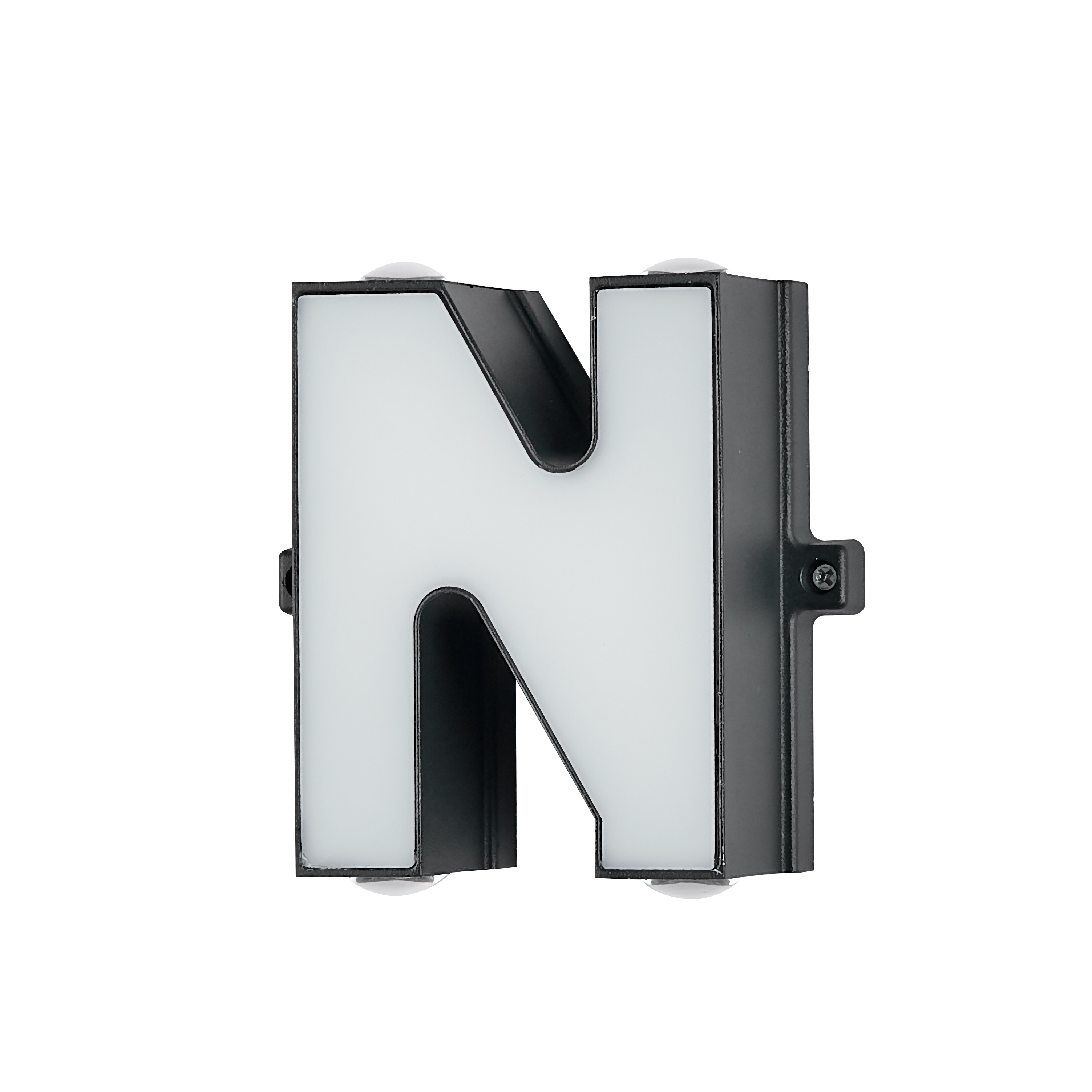 Litera N, Litera N, 220V Aluminiowy znak Litera 13 * 5,5 cm