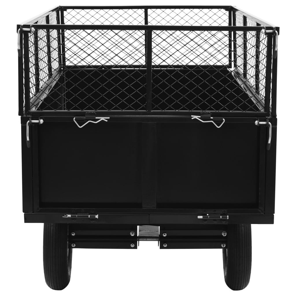 Remorque basculante pour tondeuse de pelouse Charge de 300 kg CFW29074 - 4