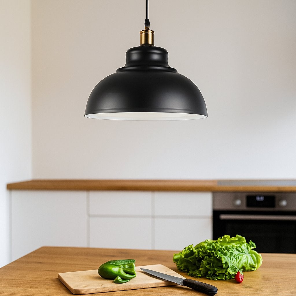 Lampa wisząca sufitowa Flara E27 135 cm IP20 czarna miedziana MasterLED - 3