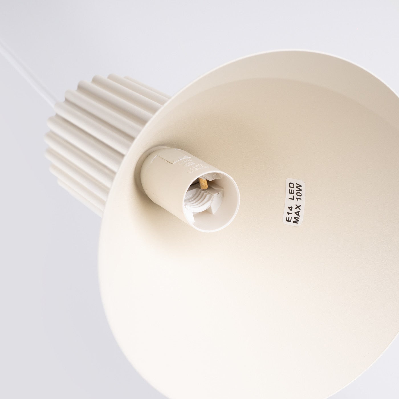 Lampa sufitowa ryflowana ESTRIA beżowa 3xE14x15W metal wym:120x30x30cm IP20 Sollux Lighting - 8