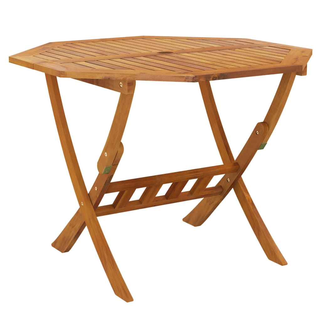 Ensemble de salle à manger de jardin 5 pcs Bois d'acacia solide - 6