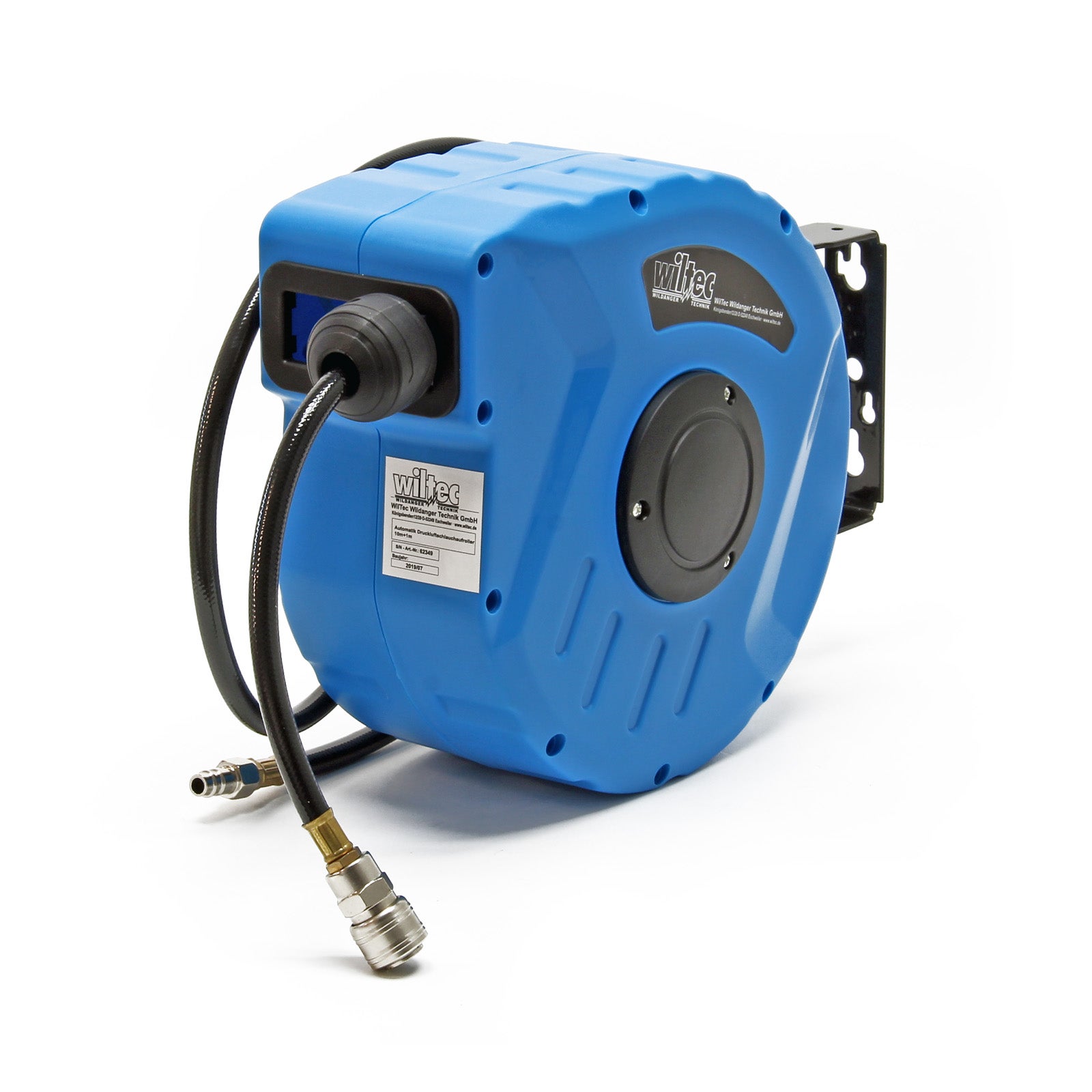 Avvolgitubo Automatico Wiltec 30 Metri - 12 Bar, 12.91 Mm Per Aria Compressa - Foto 11