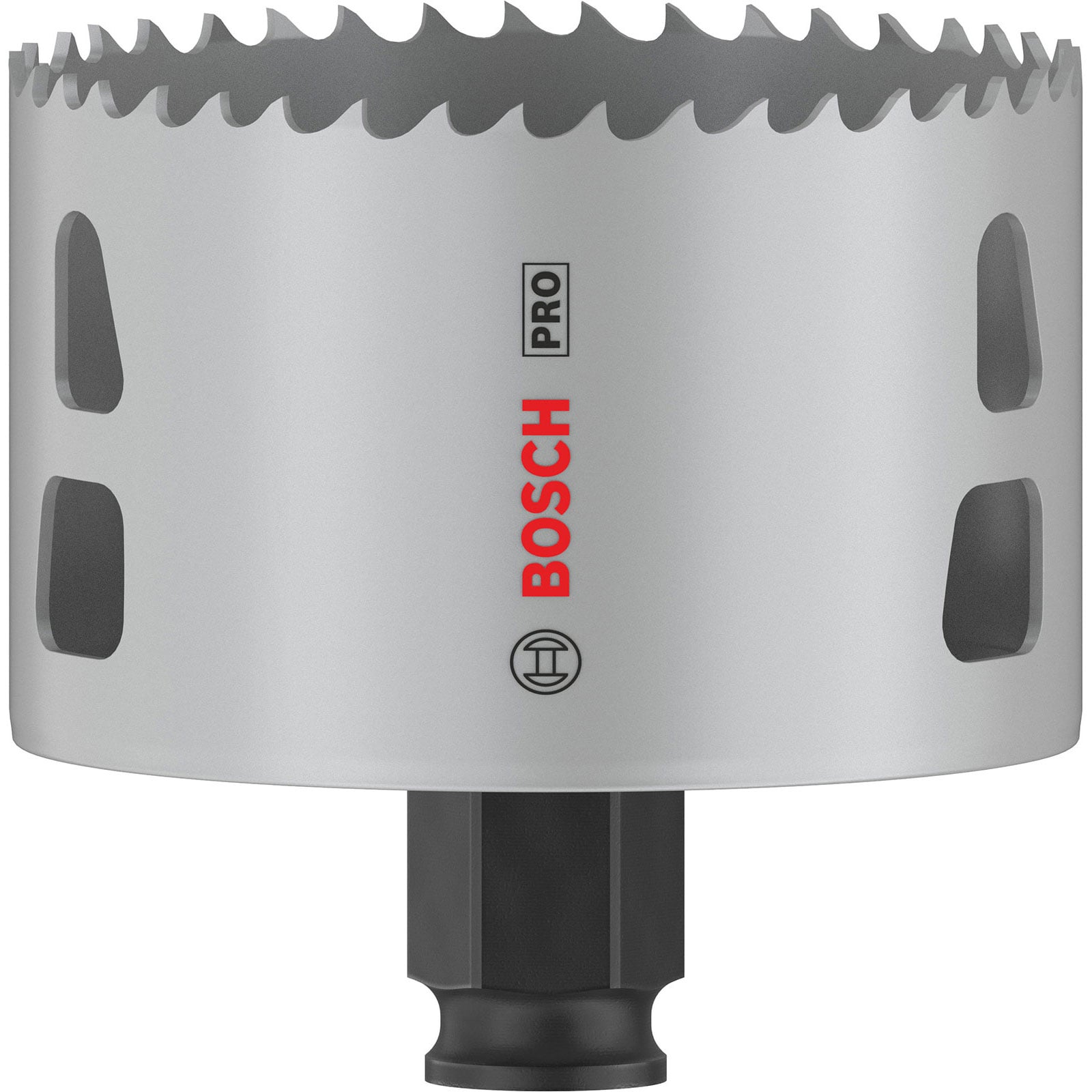 Bosch 1 sega a tazza Pro Multi Material Power Change Plus (per legno tenero, muro a secco, diametro 76 mm, accessorio professionale)