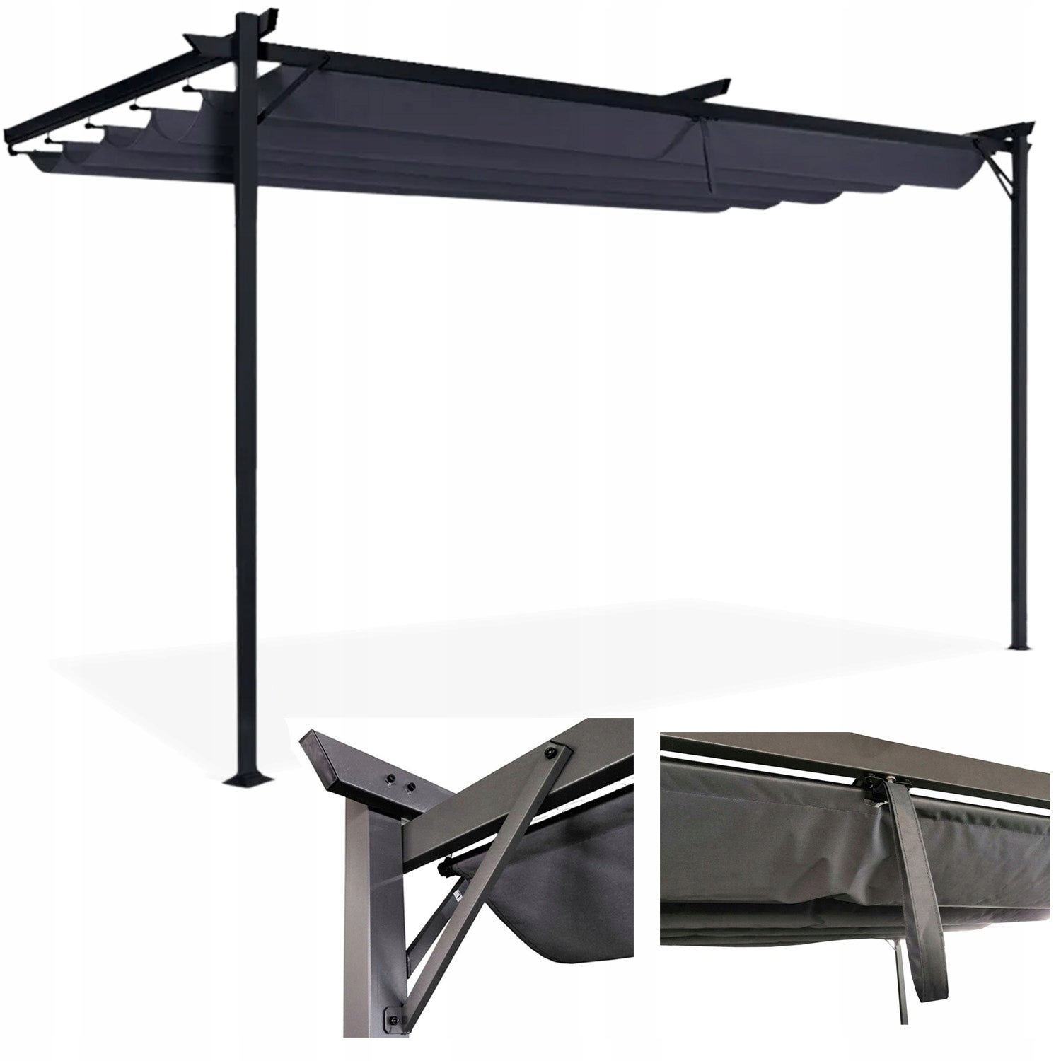 Pergola Tarasowa Altana Ogrodowa Zadaszenie Pawilon SPRINT 4x2,7 Duża Wiata 1 szt