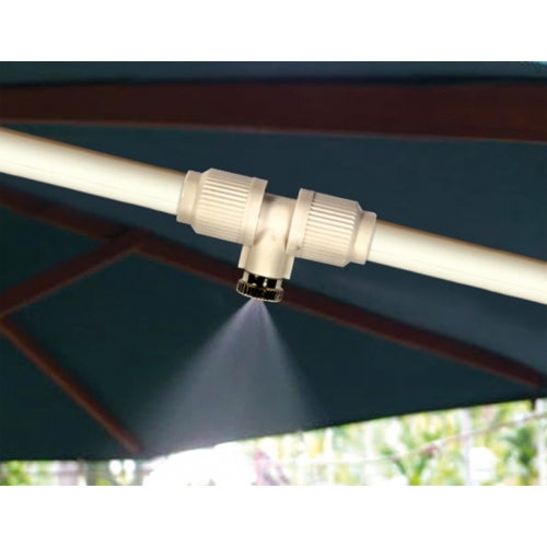 Kit di nebulizzazione per terrazze 7,5 m con 4 ugelli in ottone di alta qualità - 3