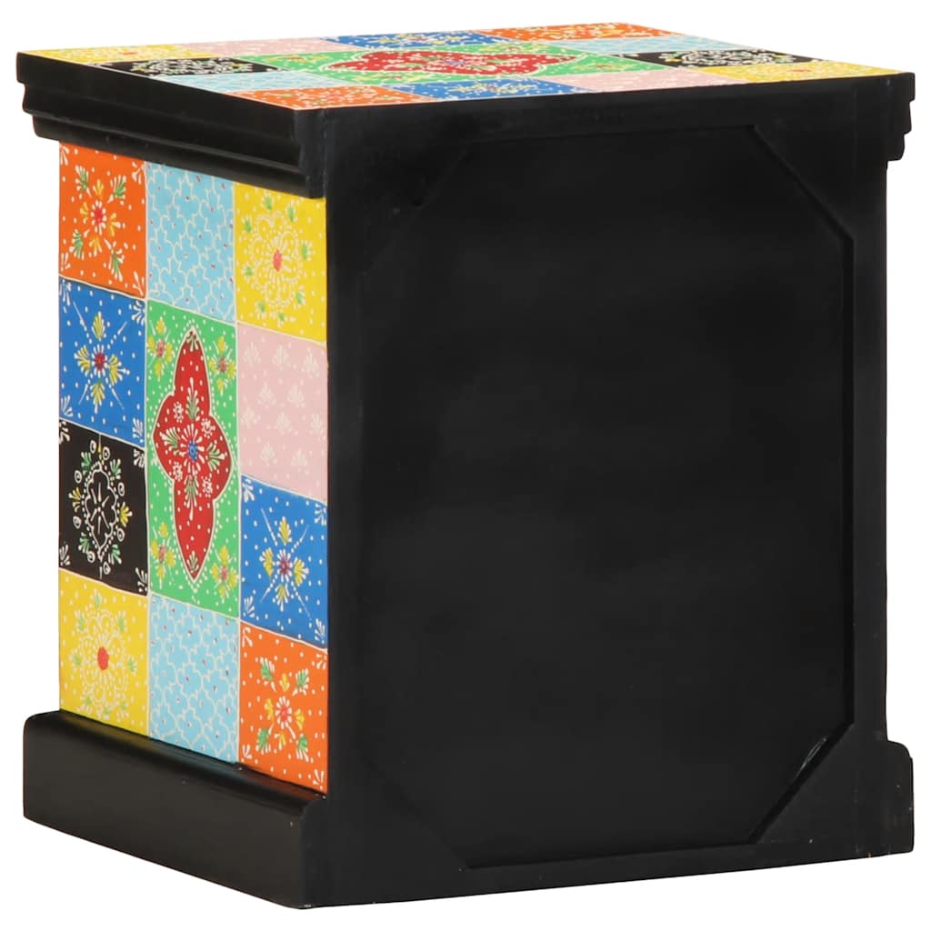 Tables de chevet multicolores 2 pièces 40 x 35 x 45 cm - 6