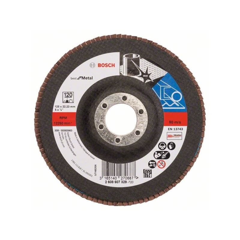 Bosch PRO X571 Tarcza lamelkowa 125 mm G120 - 2608607329