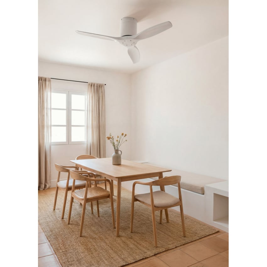 Wind calm s - ventilador de techo 40w silencioso con aspas de abs técnico ø112 - sin luz - sin wifi