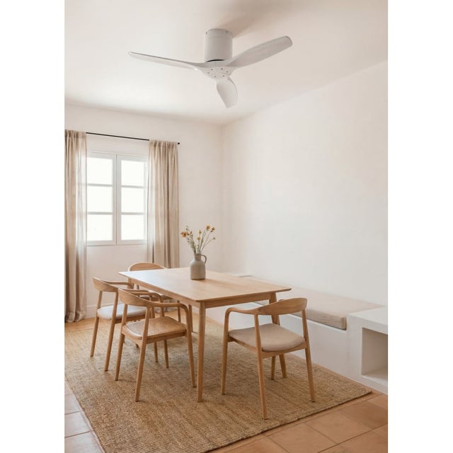 WIND CALM S - Ventilador de techo 40W silencioso con aspas de ABS técnico Ø112 - sin luz - sin wifi