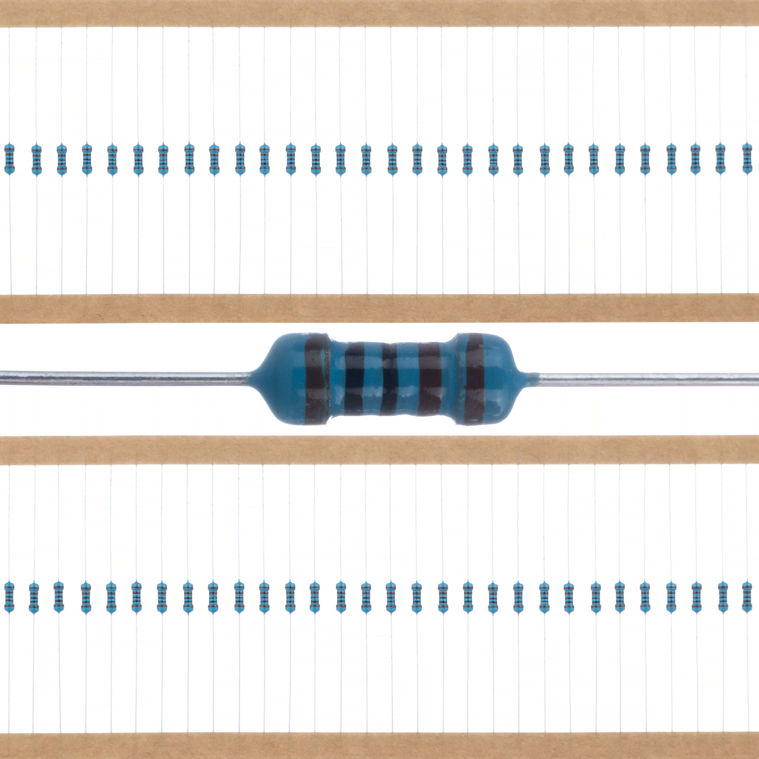 Lot de 100 résistances fixes 4,3 K ohms 1/4 W (0,25 W) Tolérance Lot de 100 résistances fixes 4,3 K ohms 1/4 W (0,25 W) Tolérance