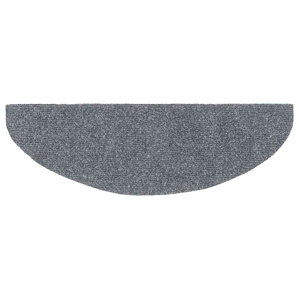 Tapis d'escalier auto-adhésifs 30 pcs | Paillasson d'escalier | Tapis de marche gris clair 65x21x4 cm CFW718510 - 4