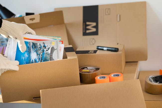 Scatole Per Spedizioni 150x150x150 Mm - 30 Pezzi, Cartone Ondulato Bianco - Foto 3