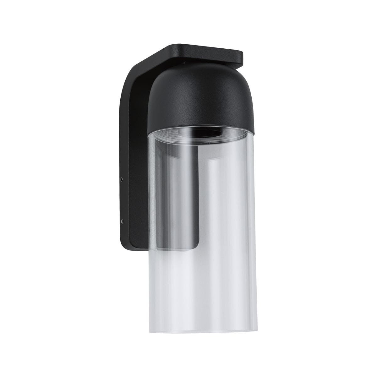 Kinkiet ścienny zewnętrzny Outdoor czarno-transparentny 1xE27x15W styl nowoczesny IP44 wym: 23,7 x 9,1 x 14,4 cm aluminium Paulmann