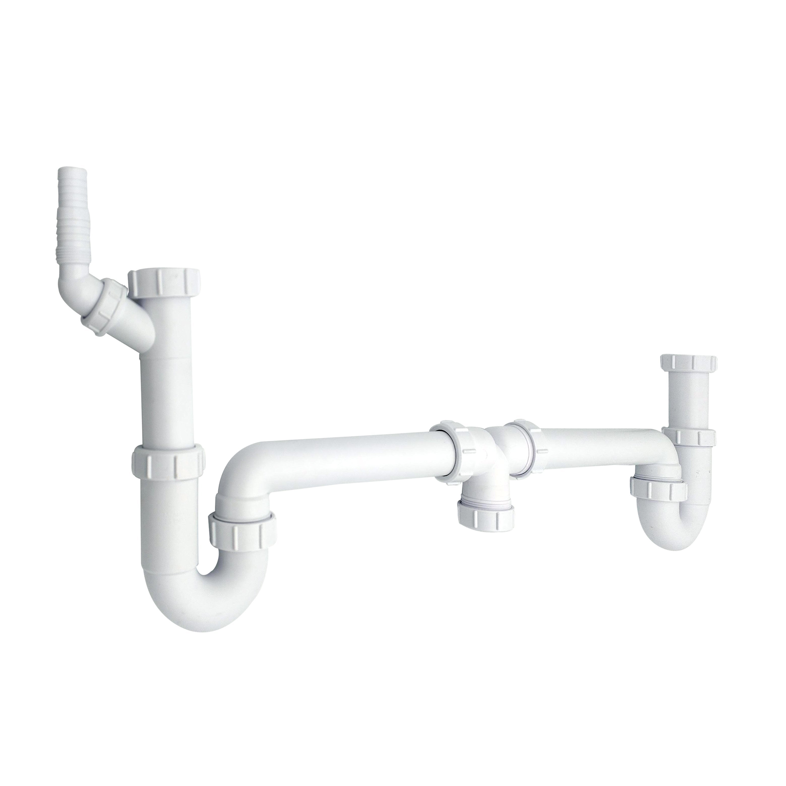 Sifon dublu pentru chiuveta Ø40 cu racord 1 1/2” McALPINE
