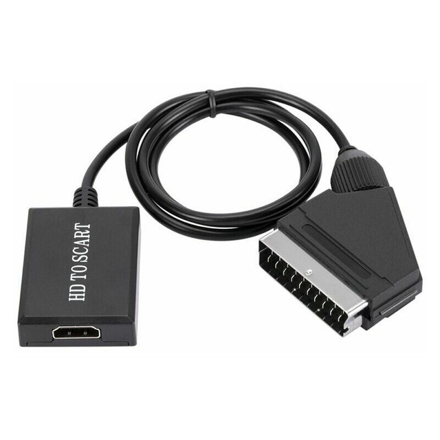 Convertisseur hdmi vers péritel adaptateur audio vidéo hd 1080p pour hdmi vers péritel Sky Box Stb