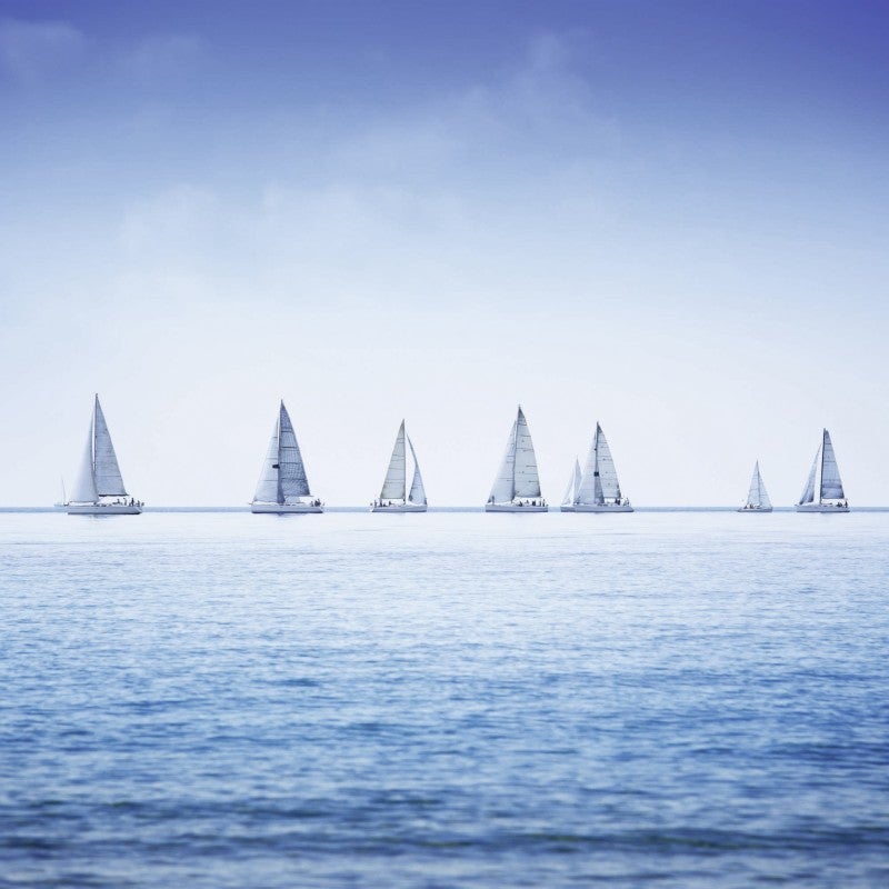 Tableau verre acrylique Regate 90 x 90 cm - Décoration murale photo pour la maison - 2