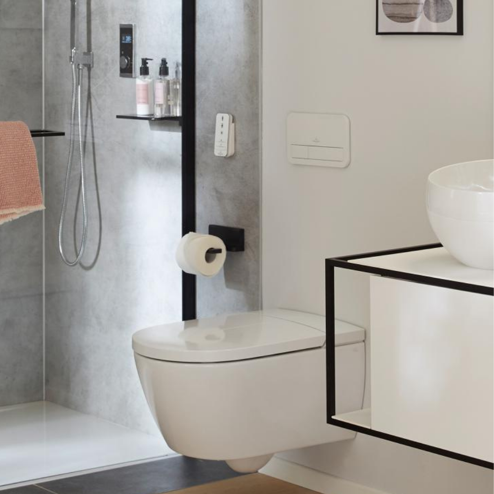 Plaque de commande VILLEROY ET BOCH ViConnect E200 blanche - 4