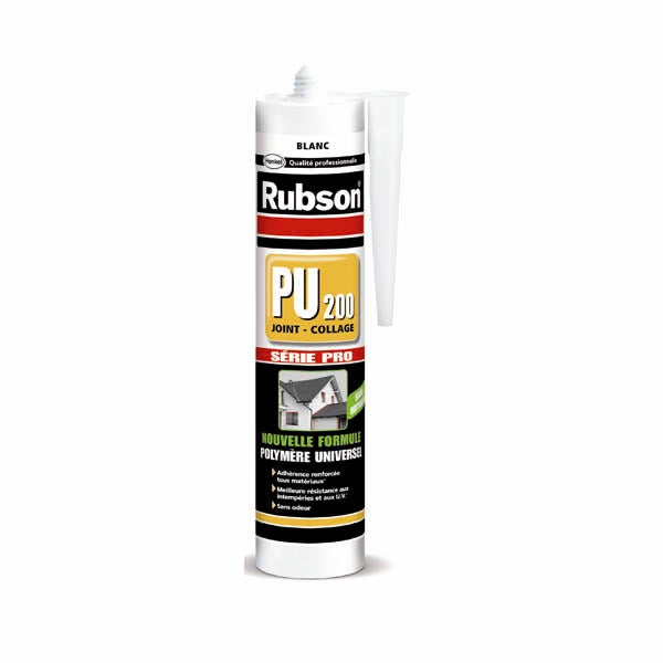 Mastic colle construction polymère hybride PU200 gris-280ml