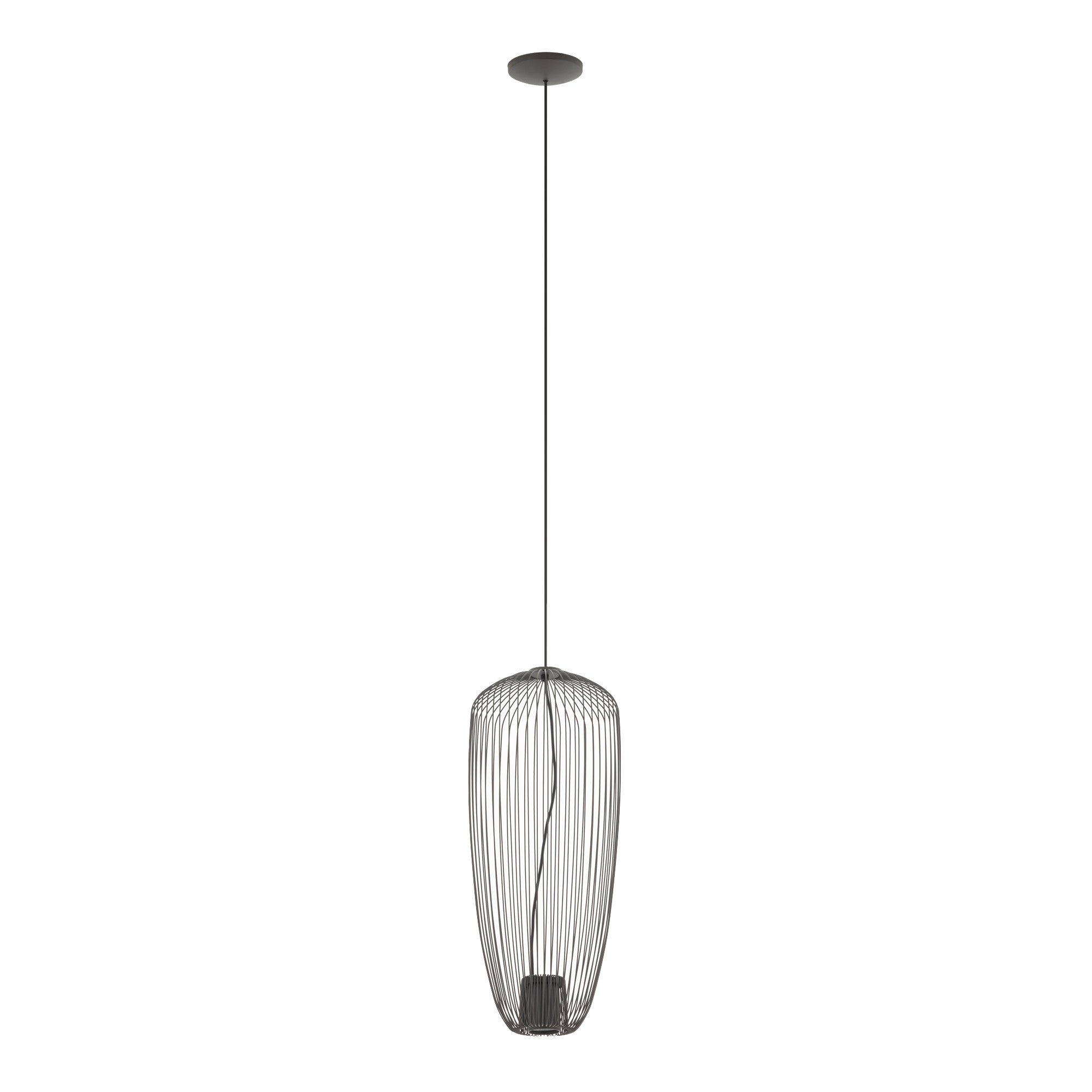 Lampa wisząca Pumpkin S ciemny szary 1xGU10x10W industrialna wym: 200 x 27 x 27 cm metal Nowodvorski Lighting