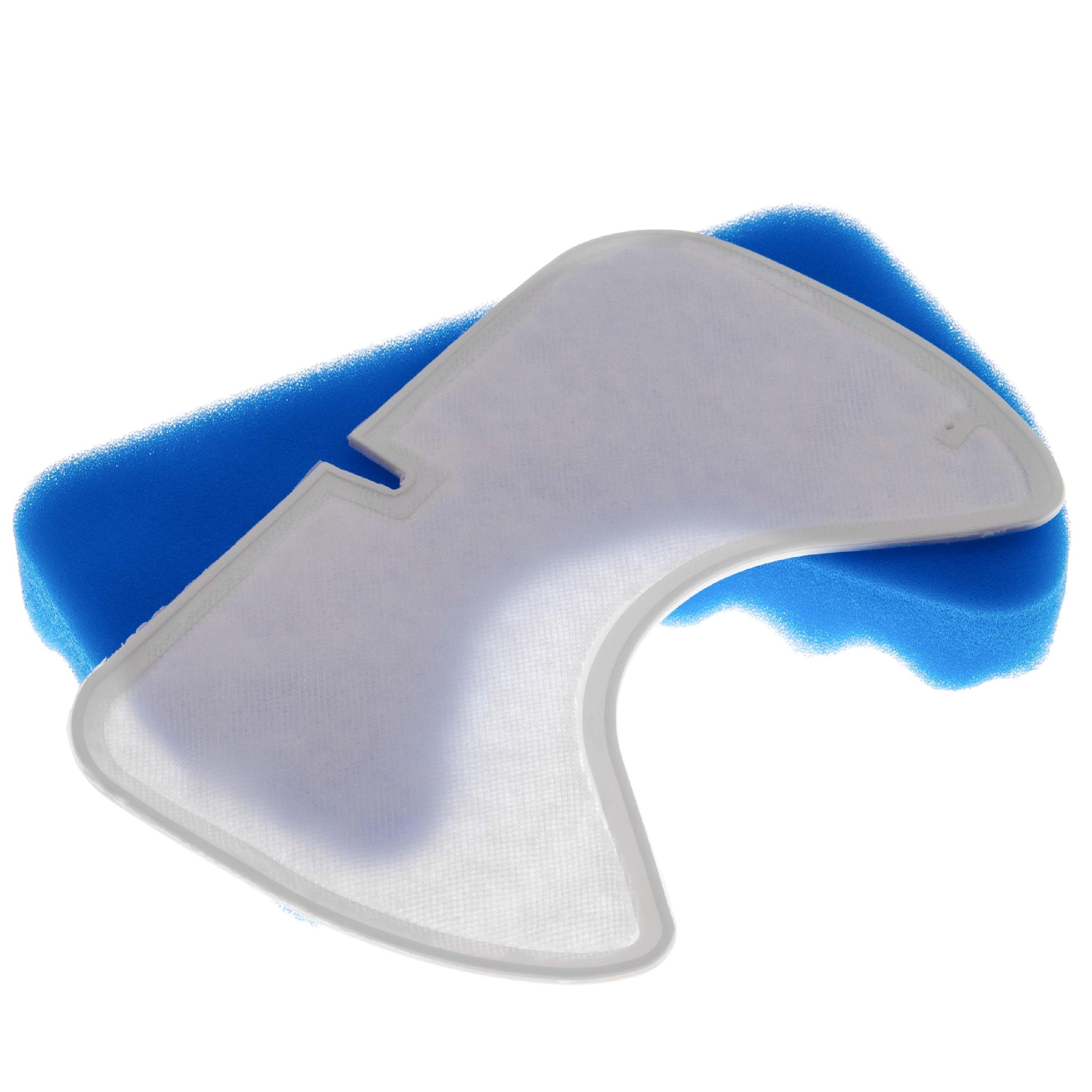 vhbw 1x filtre en mousse, 1x microfiltre remplacement pour Samsung DJ97-00841A, DJ97-00846A pour aspirateur - 3