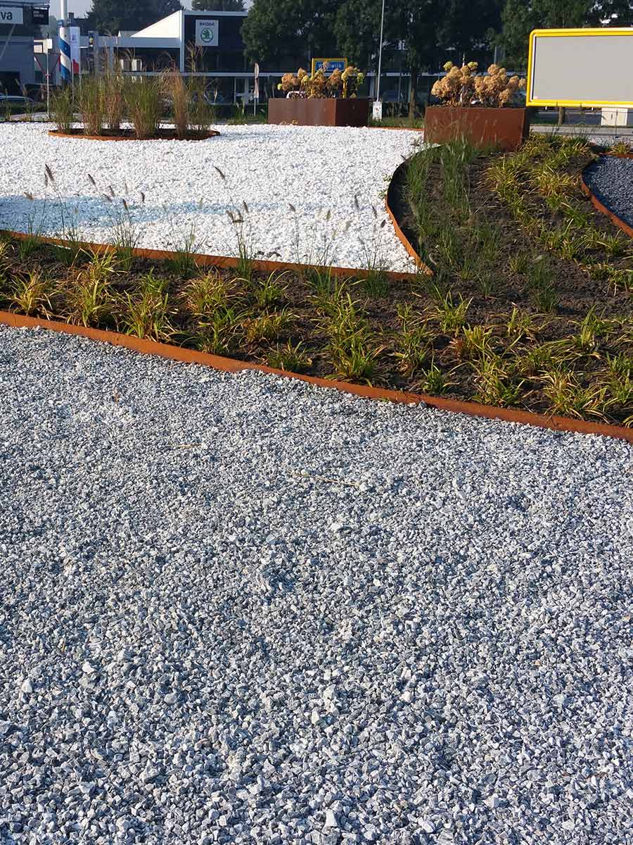 Bordures de jardin Acier Corten Multi-Edge METAL | 100x17,5cm - 3