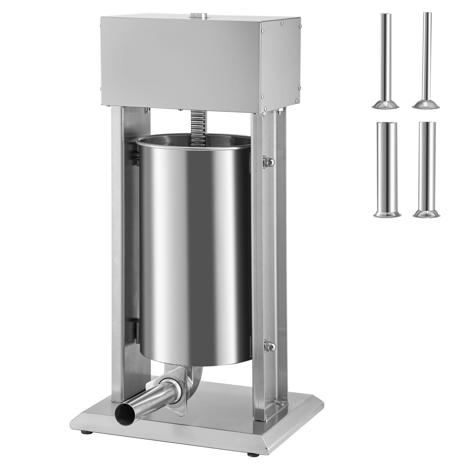 Saihisday Lot de 4 tubes de remplissage de saucisses en acier inoxydable pour hachoir à viande (#8 Saihisday Lot de 4 tubes de remplissage de saucisses en acier inoxydable pour hachoir à viande (#8