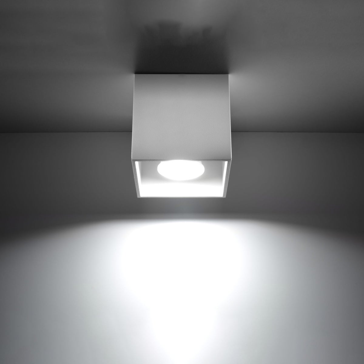 Plafon QUADX 1 biały LED 3000K - 10x10x10cm Sollux