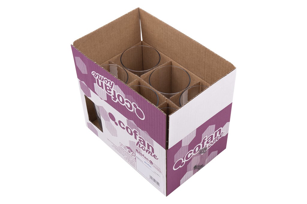 Confezione da 6 bicchieri da barman per cocktail (capacità 47cl) in vetro - 6