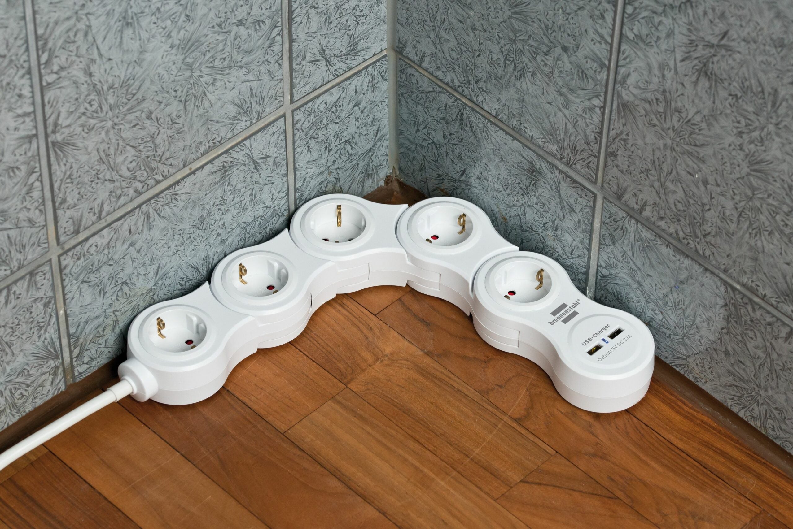 Brennenstuhl multiprise Vario avec chargeur USB 5x blanc, 1,4m H05VV-F 3G1.5 - 7