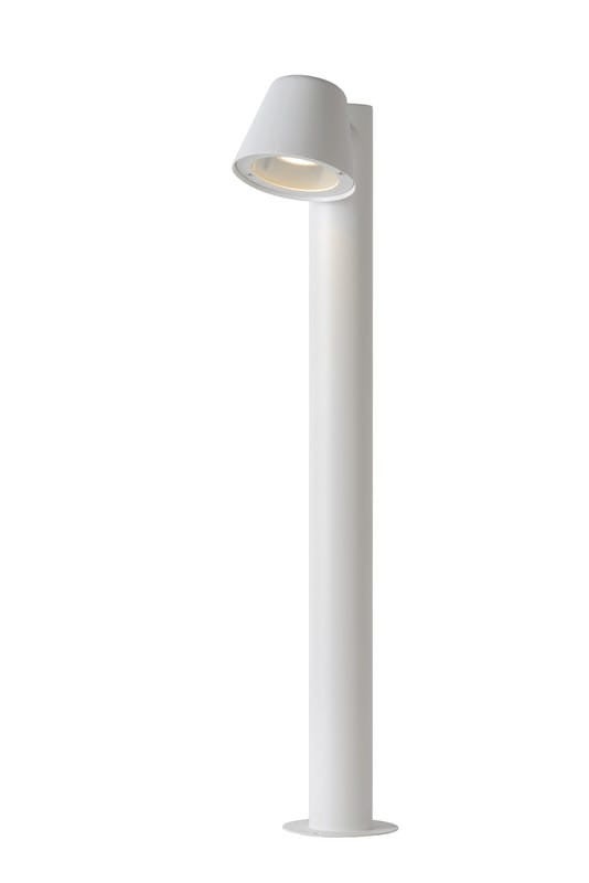 Lampa ogrodowa stojąca DINGO LED biała 1xGU10x4,5W aluminium wym:70x11x11cm IP44 Lucide