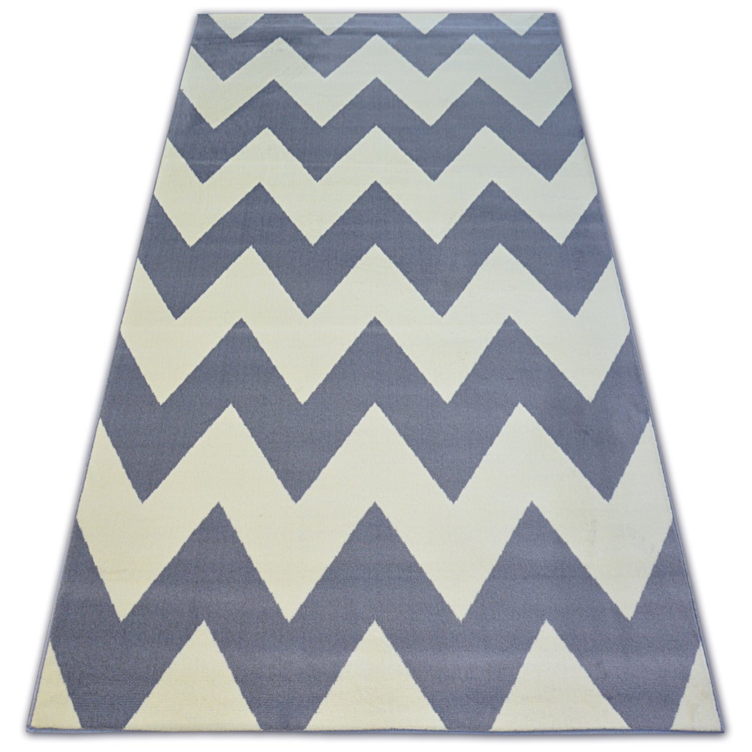 Dywan BCF BASE ZICK 3963 ZYGZAK szary 140x190 cm